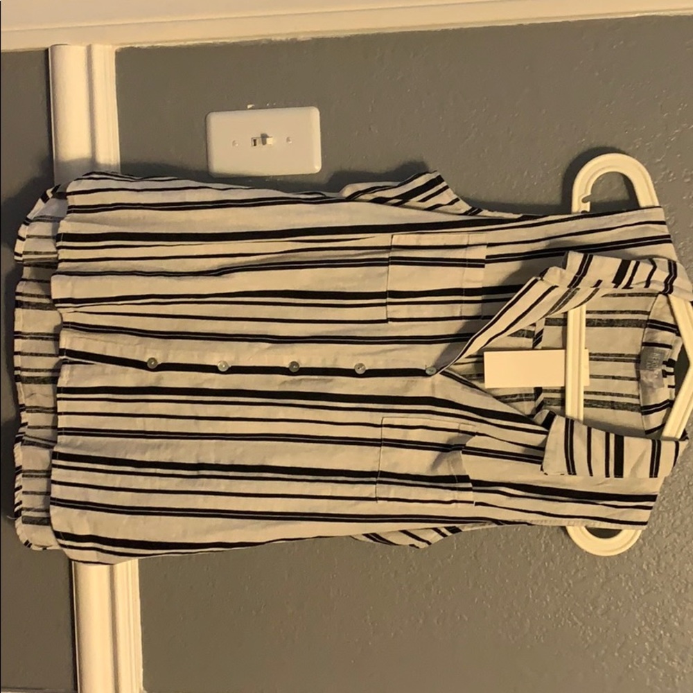 Brand New button up tank top